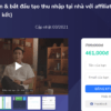 Review khóa học Tiếp cận & bắt đầu tạo thu nhập tại nhà với affiliate marketing